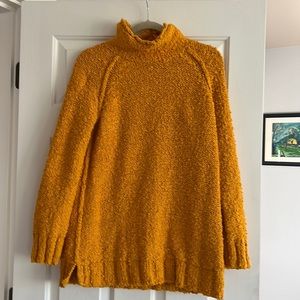 Moth by Anthropologie tunic mustard yellow sweater in great condition.
